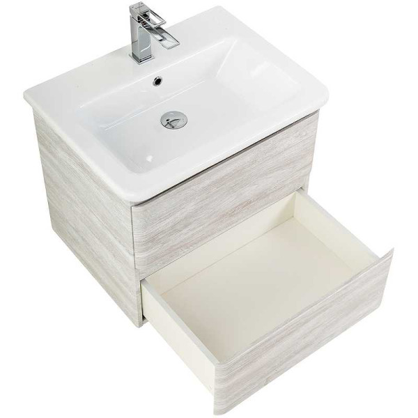 Тумба подвесная BelBagno Albano-CER 60 Rovere Vintage Bianco (ALBANO-CER-600-2C-SO-RVB) Тумба подвесная BelBagno Albano-CER 60 Rovere Vintage Bianco (ALBANO-CER-600-2C-SO-RVB)