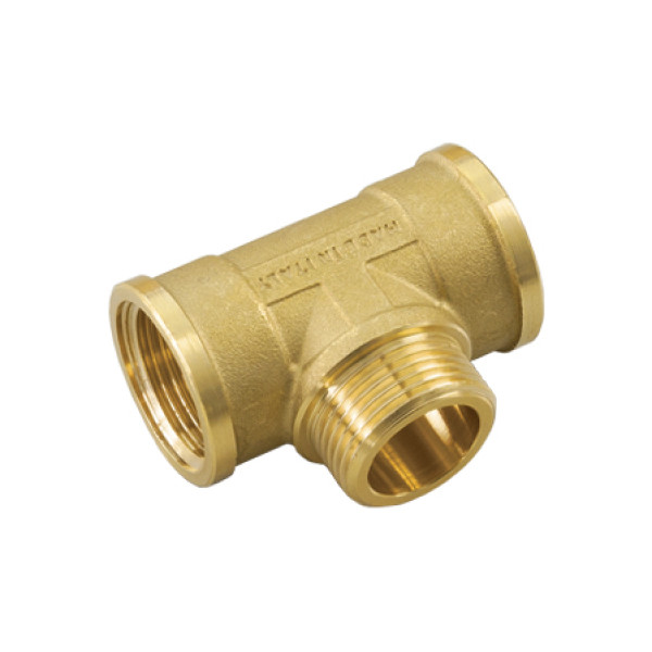 Тройник 1/2" ВНВ Tiemme (латунь) 1500843 Тройник 1/2" ВНВ Tiemme (латунь) 1500843