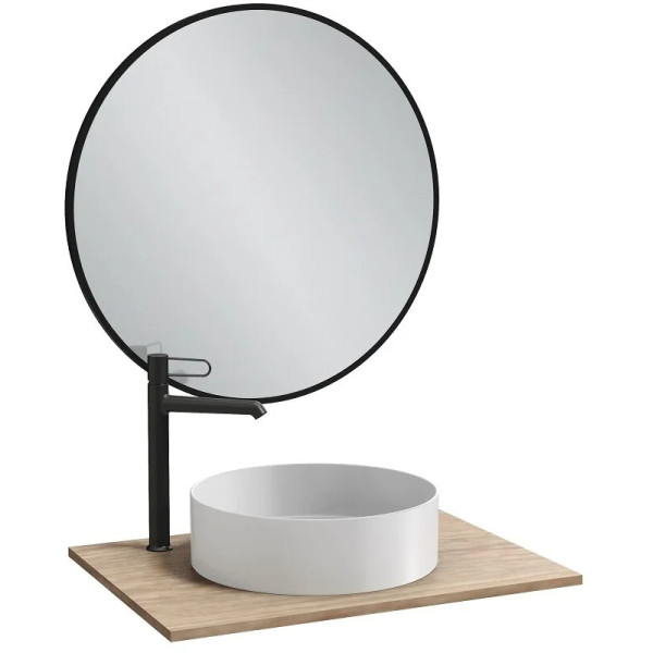 Зеркало Jacob Delafon Rive Gauche 500x20x500 черный матовый (EB1176-S14) Зеркало Jacob Delafon Rive Gauche 500x20x500 черный матовый (EB1176-S14)