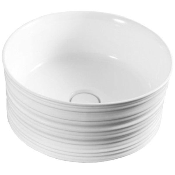 Раковина накладная BelBagno белая (BB1406)