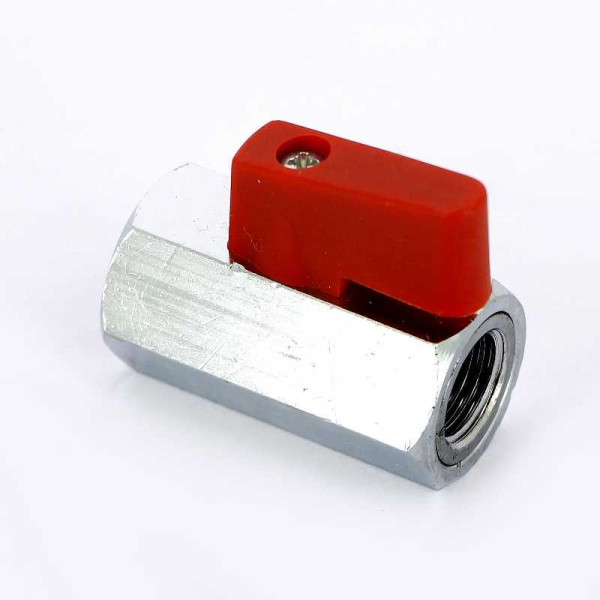 Кран Itap 3/4" ВВ шаровый Mini (красная рукоятка-рычаг) (1250034)