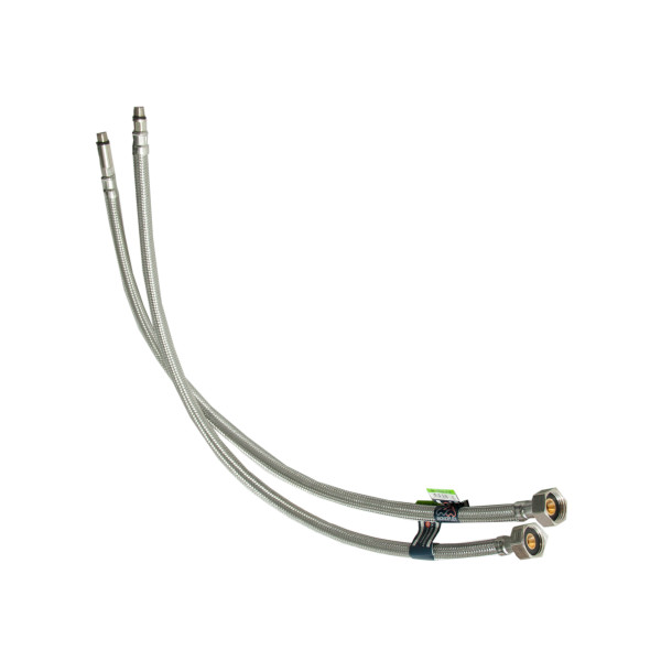 Подводка гибкая для смесителя 1000 мм 1/2"хМ10 Monoflex PEX-Technology (пара, нерж. сталь) (Н02406)