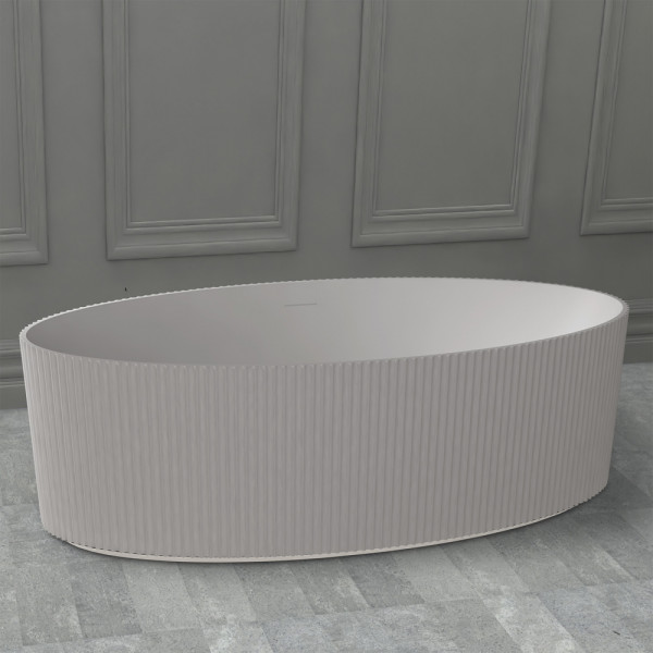 Ванна из искусственного камня Abber Stein 180x85 белая матовая (AS9627) Ванна из искусственного камня Abber Stein 180x85 белая матовая (AS9627)