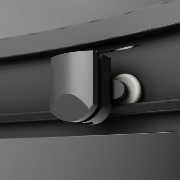 Душевой уголок AM.PM Gem 90x900 стекло прозрачное, профиль черный матовый (W90G-401A090BT)