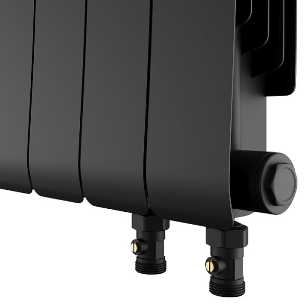 Радиатор биметаллический Royal Thermo Infinity 300 Noir Sable VR80 (6 секций) Чёрный (RTINSVR8030006) Радиатор биметаллический Royal Thermo Infinity 300 Noir Sable VR80 (6 секций) Чёрный (RTINSVR8030006)