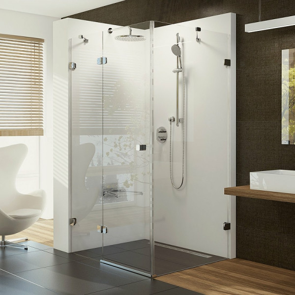Душевой уголок Ravak Brilliant 90x90x195 стекло прозрачное, профиль хром (0UL77A0Z1)