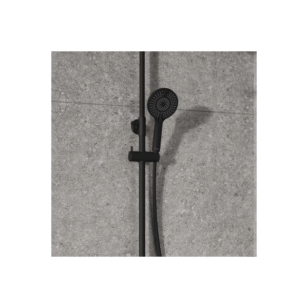 Душевая лейка Milardo Rora черная (ROR4FBRM18)