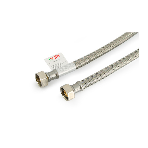 Подводка гибкая для воды Uni-Fitt 1000 мм 3/4" ВВ DN 13 оплётка из нерж. стали (508S3010)