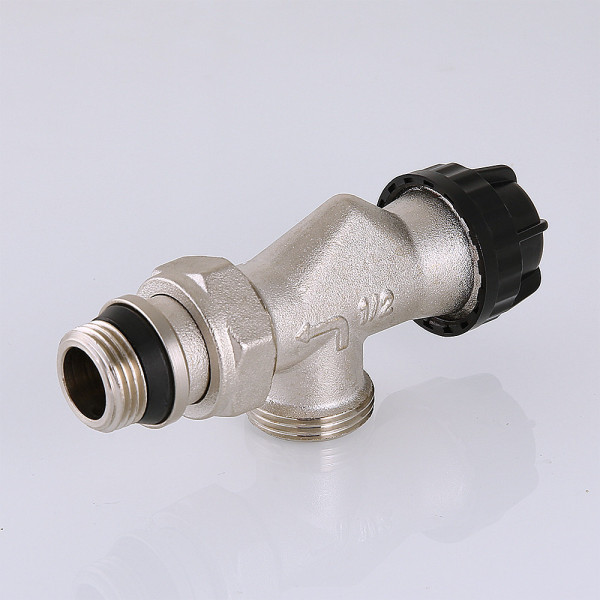 Клапан термостатический угловой 1/2"*3/4"(18) евроконус Valtec VT.180.NER (осевой) (VT.180.NER.04 )