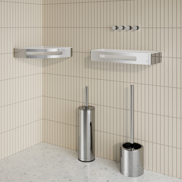 Полка угловая хром нержавеющая сталь полир. Iddis (SHE11SPi44) Полка угловая хром нержавеющая сталь полир. Iddis (SHE11SPi44)