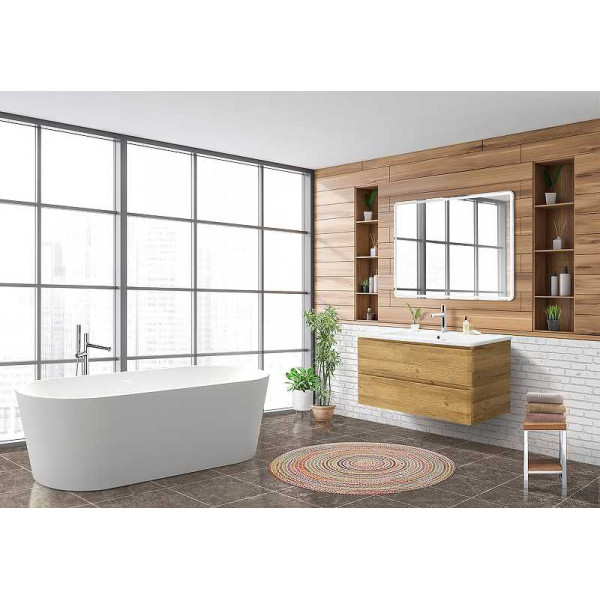 Тумба подвесная BelBagno Albano-CER 105 Rovere Rustico (ALBANO-CER-1050-2C-SO-RR)