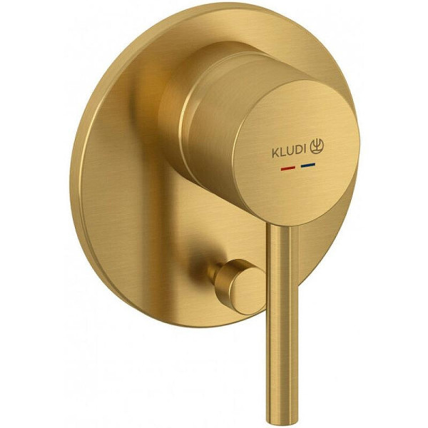 Душевая система Kludi Бозз 7 в 1 брашированное золото (38736N076)