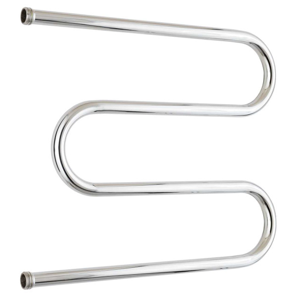 Полотенцесушитель водяной Стилье М-образный 500х650 резьба-сгон 1 хром (00004-5065)