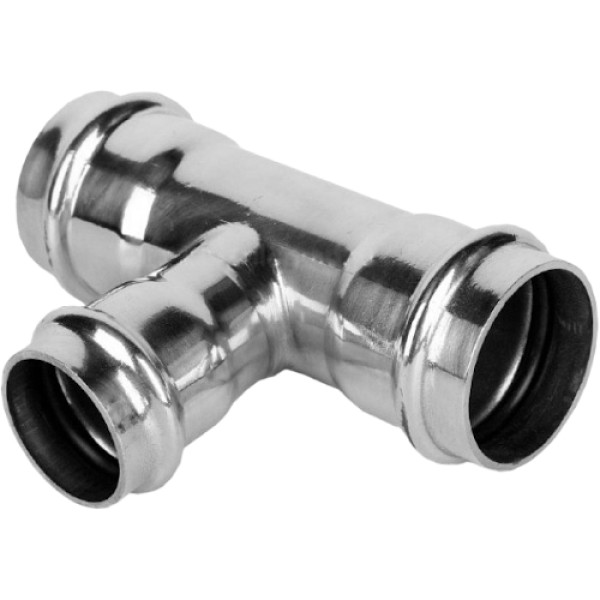 Тройник переходной 28*15*28 Kromwell (нерж.ст., пресс) (KW.SP931281528) Тройник переходной 28*15*28 Kromwell (нерж.ст., пресс) (KW.SP931281528)