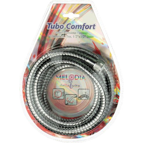 Шланг душевой Melodia EXTRA COMFORT ANTI-TWIST d14 L175 см (MKP34424BL)