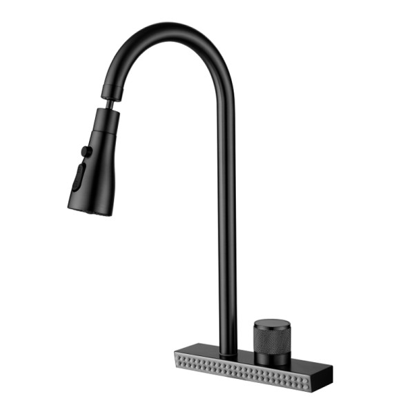 Смеситель для кухни Ledeme черный (L74198B)