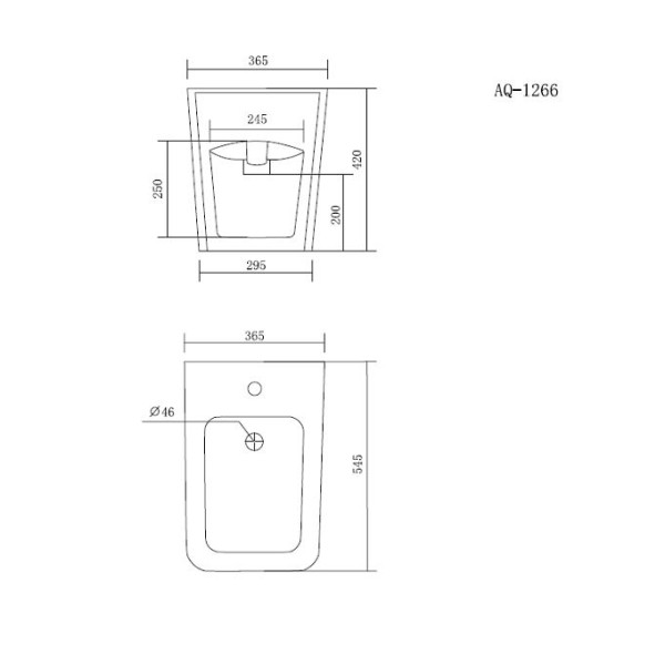 Биде напольное Aquatek Либра New белое (AQ1266N-00) Биде напольное Aquatek Либра New белое (AQ1266N-00)