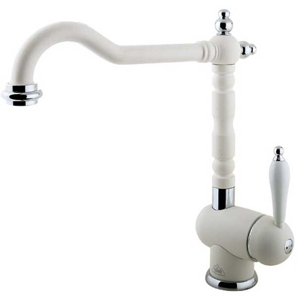 Смеситель для кухни Timo Morea белый (2406F Jasmine)