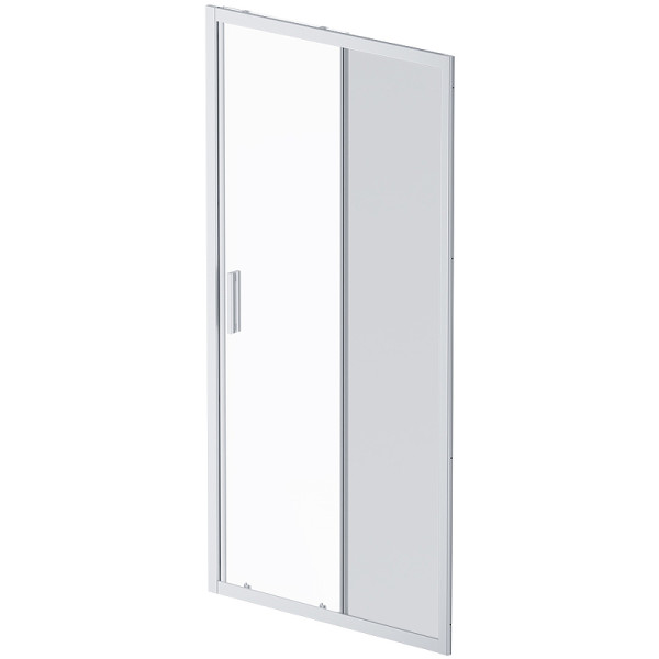 Дверь душевая AM.PM Gem 100x195 стекло прозрачное, тонированное, профиль хром матовый (W90G-100-1-195MG) Дверь душевая AM.PM Gem 100x195 стекло прозрачное, тонированное, профиль хром матовый (W90G-100-1-195MG)