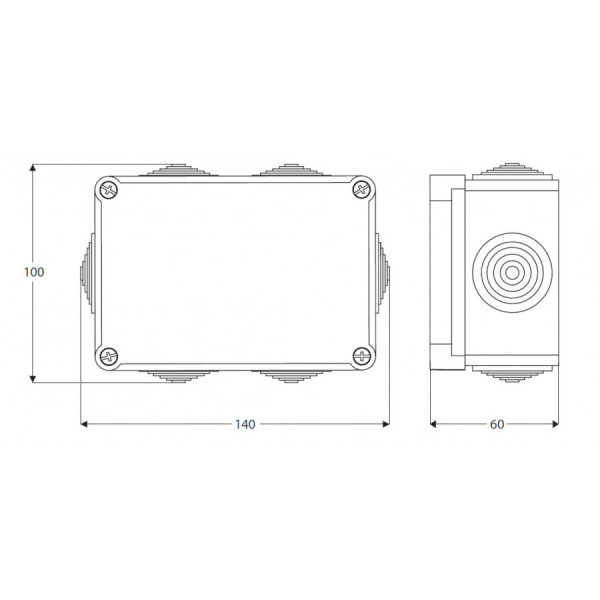 Блок питания Roca Access 100x140x60 серый (Z.RU93.0.835.9)
