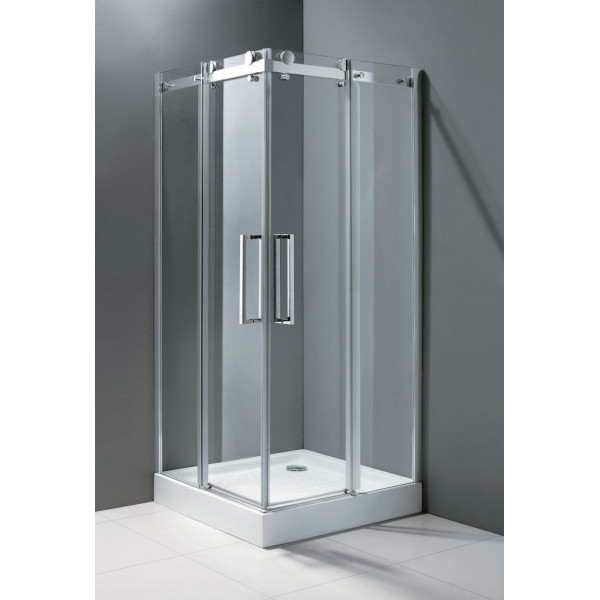 Душевой уголок Cezares Stylos 90x90 стекло прозрачное (STYLUS-O-M-A-2-90-C-Cr)