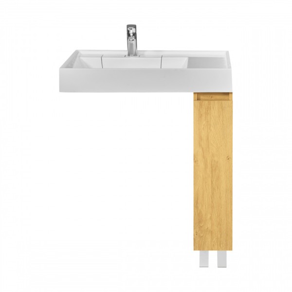 Тумба напольная Aquaton Лайн 180x496x783 дуб каменный (1.A232.3.01L.FDK.0)