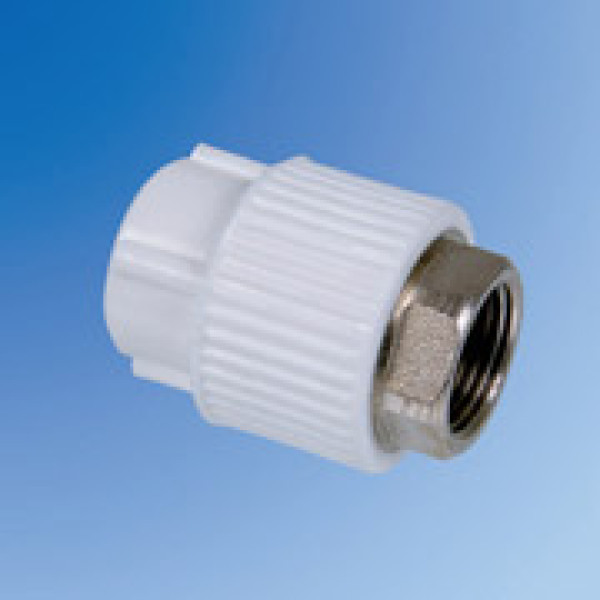 Переход PP-R 20*1/2"В "Pilsa" (белый, латунь) (80412) Переход PP-R 20*1/2"В "Pilsa" (белый, латунь) (80412)