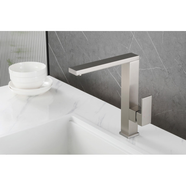 Смеситель для кухни Abber Daheim сатин (AF8214SP)