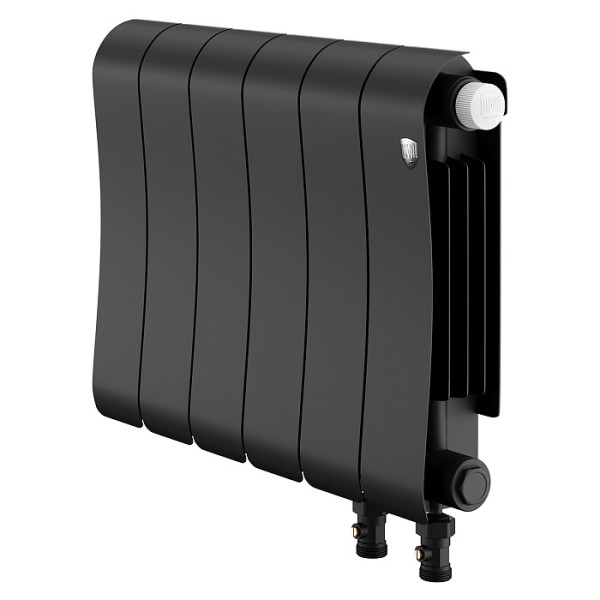 Радиатор биметаллический Royal Thermo Infinity 300 Noir Sable VR80 (6 секций) Чёрный (RTINSVR8030006) Радиатор биметаллический Royal Thermo Infinity 300 Noir Sable VR80 (6 секций) Чёрный (RTINSVR8030006)