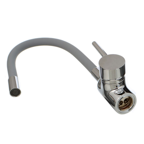 Смеситель для кухни Ex-promt Kitchen с гибким изливом, хром (Ex125.4-11 gray) Смеситель для кухни Ex-promt Kitchen с гибким изливом, хром (Ex125.4-11 gray)