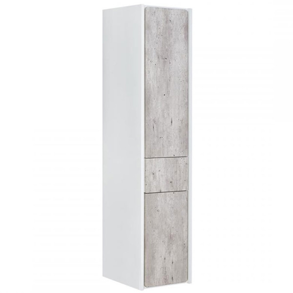 Пенал подвесной Roca Ronda 32x33,3x139 Бетон/белый матовый (ZRU9303006)