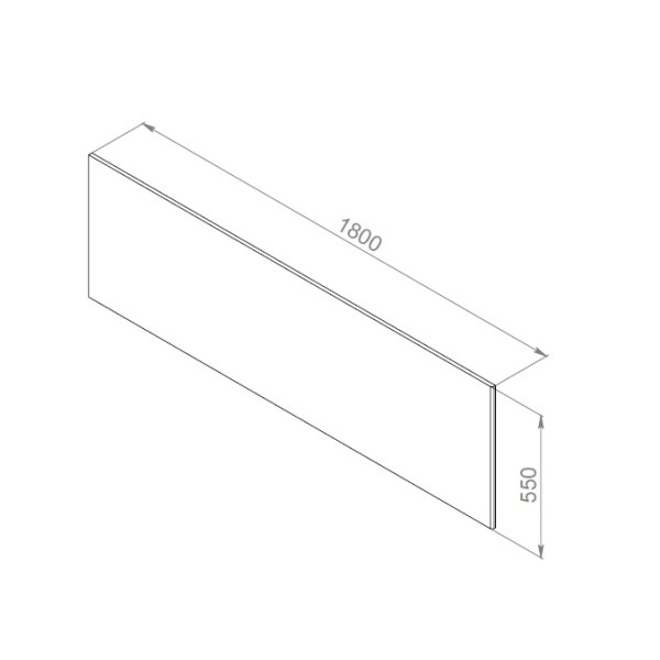 Экран фронтальный для ванны AM.PM Inspire 2.0 180 (W52A-180-080W-P)