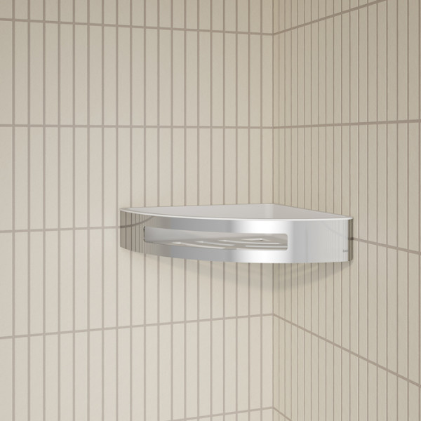 Полка угловая хром нержавеющая сталь полир. Iddis (SHE11SPi44) Полка угловая хром нержавеющая сталь полир. Iddis (SHE11SPi44)