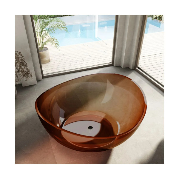 Ванна из полиэфирной смолы Abber Kristall 150x150x64,6 коричневая (AT9705Opal) Ванна из полиэфирной смолы Abber Kristall 150x150x64,6 коричневая (AT9705Opal)