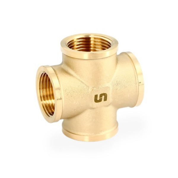 Крестовина 3/4" Uni-Fitt (латунь) 619G3001 Крестовина 3/4" Uni-Fitt (латунь) 619G3001