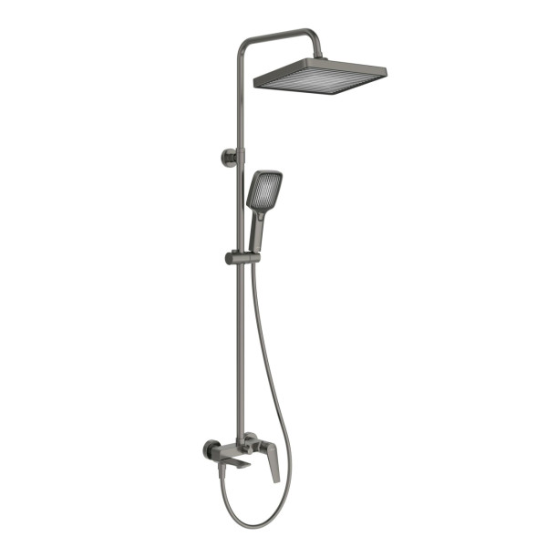Душевая система Cezares Liner оружейная сталь (LINER-CVD-GM)