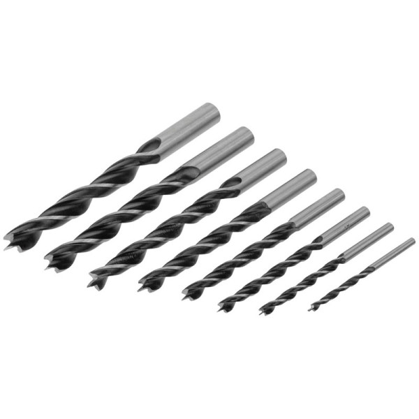 Набор сверл по дереву FIT 3-10 мм /8шт/ (36108)