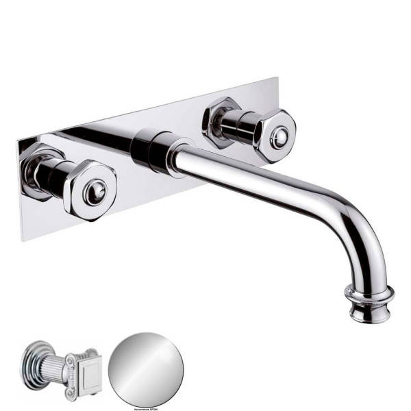 Смеситель для раковины Cezares Aphrodite хром, ручки - металл (APHRODITE-BLS2-01-O) Смеситель для раковины Cezares Aphrodite хром, ручки - металл (APHRODITE-BLS2-01-O)