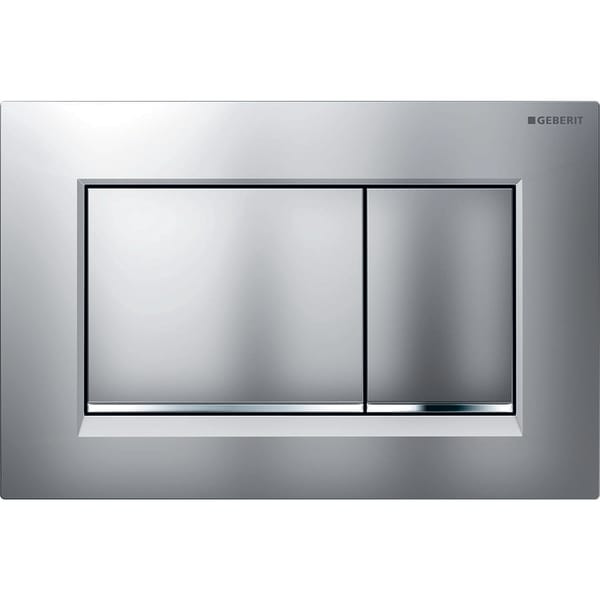 Клавиша смывная Geberit Sigma 30 матовый хром, глянцевый хром (115.883.JQ.1) Клавиша смывная Geberit Sigma 30 матовый хром, глянцевый хром (115.883.JQ.1)
