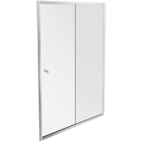 Душевая дверь Jacob Delafon Serenity 120x190 стекло прозрачное, профиль хром (E14C120-GA)