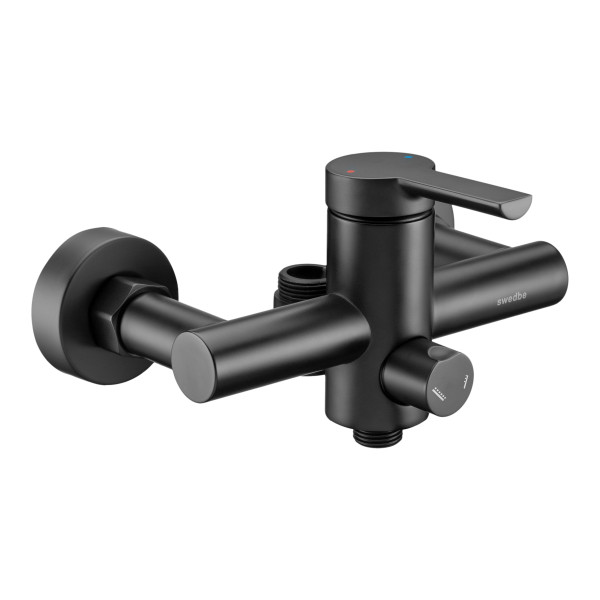 Смеситель для душа Swedbe Diana черный (1025B)