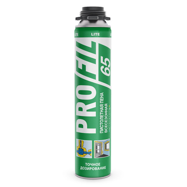 Пена пистолетная PROFIL 65 LITE всесезонная 625мл SOUDAL (199010)