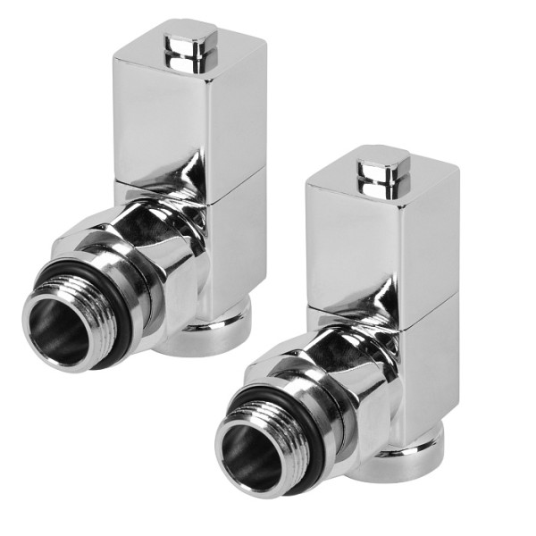 Комплект дизайн-вентилей Royal Thermo CUBE 1/2" угловой (хром) (RTE 56.002) Комплект дизайн-вентилей Royal Thermo CUBE 1/2" угловой (хром) (RTE 56.002)