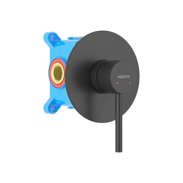 Смеситель для душа Aquatek Европа черный матовый (AQ1366MB)