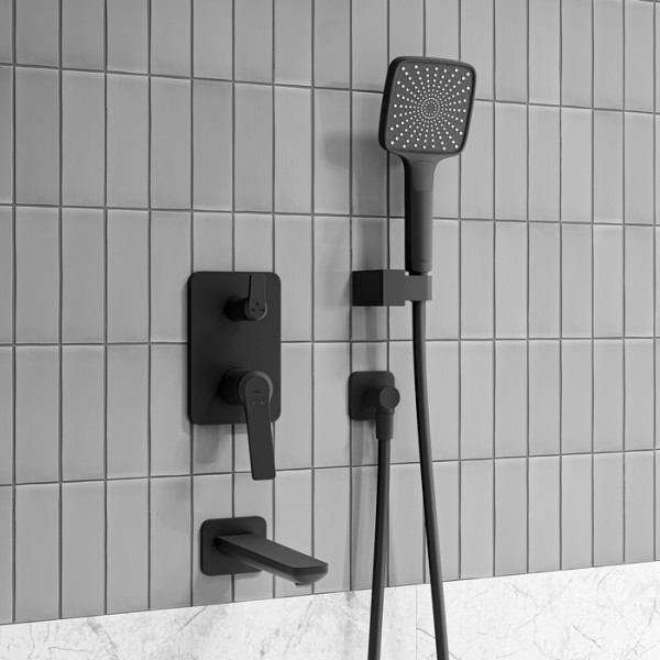 Душевая система Iddis Parker матовый черный (PARBL03i68)