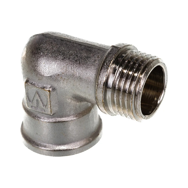 Угольник 1/2" ВН Valtec (никель) (VTr.092.N.0004)