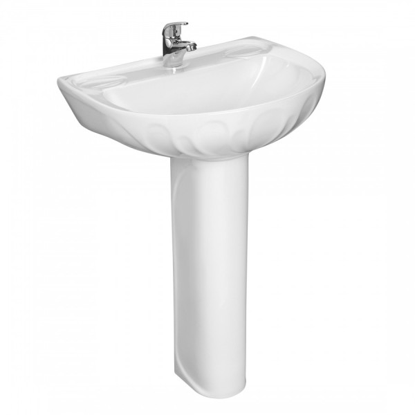 Раковина подвесная Santeri Лотос 58x501x19 белая (1.3110.6.S00.10B.0)