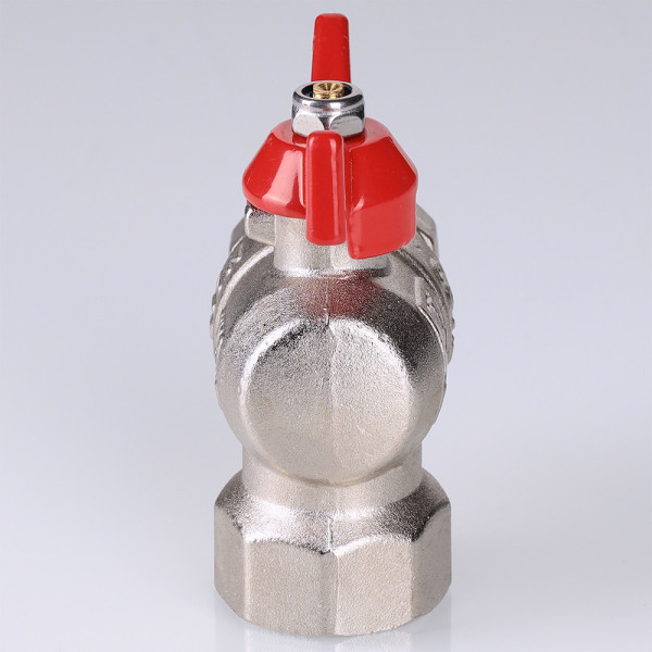 Кран угловой 3/4"х3/4" ВВ шаровый с накидной гайкой (короткий) Valtec (красная бабочка) VT.266.NS.0505 Кран угловой 3/4"х3/4" ВВ шаровый с накидной гайкой (короткий) Valtec (красная бабочка) VT.266.NS.0505