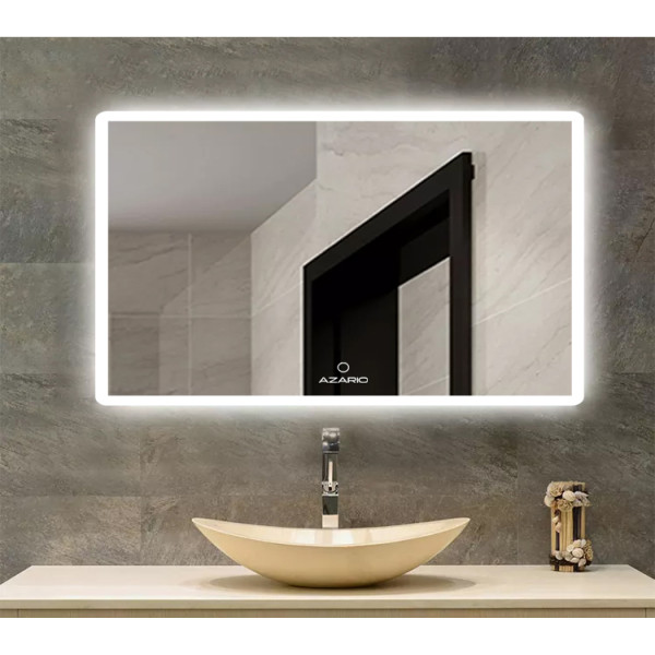Зеркало Azario 800х680 сенсорный выключатель с функцией диммера (AZ-Z-061-1CS)