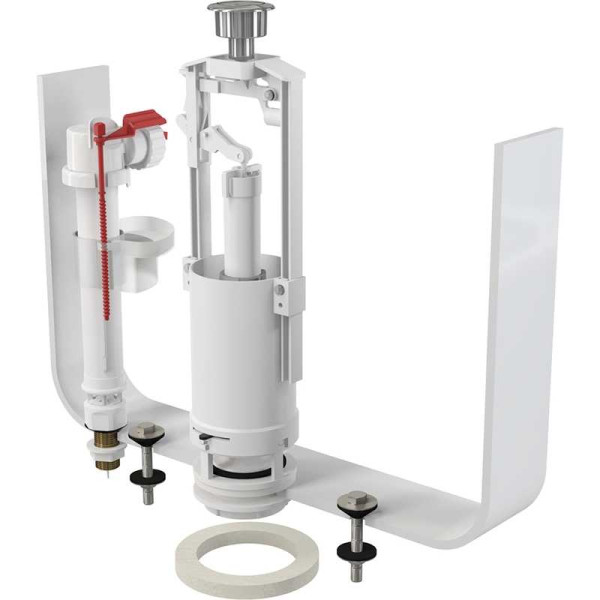 Арматура для смывного бачка AlcaPlast 1/2", 1-уровневая, с донным клапаном (SA2000S 1/2" CHROM) Арматура для смывного бачка AlcaPlast 1/2", 1-уровневая, с донным клапаном (SA2000S 1/2" CHROM)